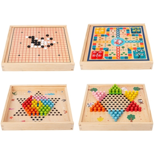 Jeu D'échecs En Bois Multifonctionnel Pour Enfants, Jeu De Société