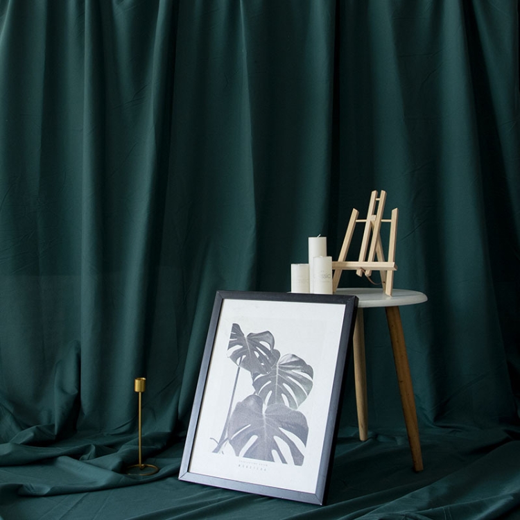 

1 x 1.2m Photo Background Cloth Increased Widened Photography Cloth Live Broadcast Solid Color Cloth(Ink Green)
