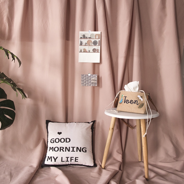 

3 x 2.4m Photo Background Cloth Increased Widened Photography Cloth Live Broadcast Solid Color Cloth(Bean Sand Color)