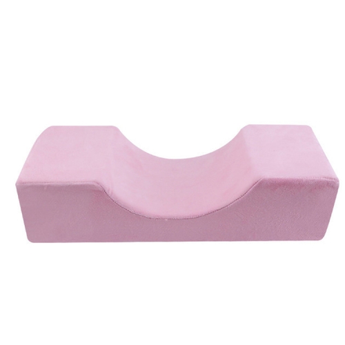 

False Eyelashes Grafting Pillow U-Shaped Beauty Eyelash Pillow(Velvet Pink )