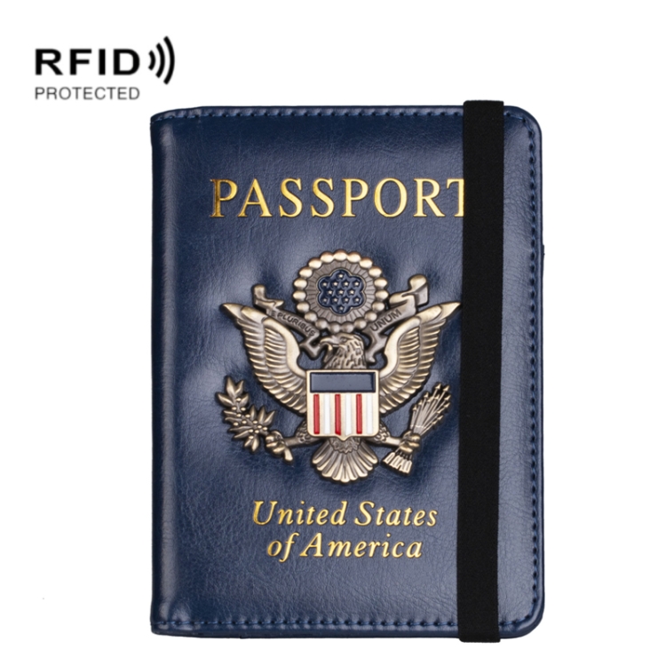 

LT101 Multi-Card Passport Holder Anti-Magnetic Bank Card Holder(Blue)