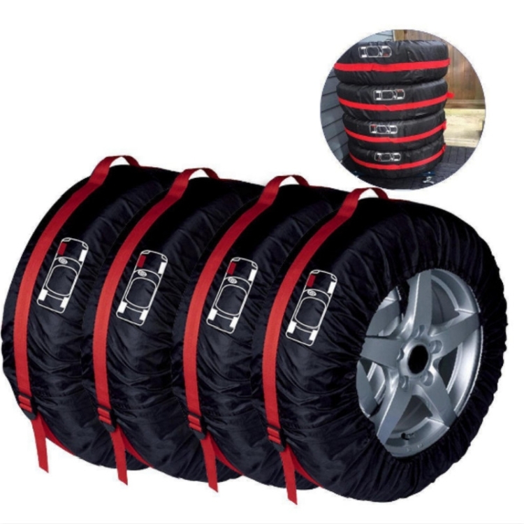 

4 in 1 Waterproof Dustproof Sunscreen Car Tire Spare Tire Cover, Size:L