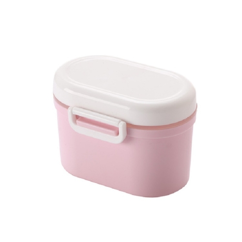 Boîte de lait en poudre portable pour bébé Boîte de rangement pour  conteneur de nourriture Boîte d'alimentation pour enfants Boîte en PP,  taille: Large 12,5 × 9,5 × 15 cm (rose)