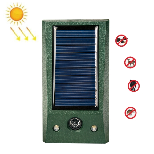 

Ultrasonic Mouse Repeller Solar Outdoor Animal Repeller(Dark Green)