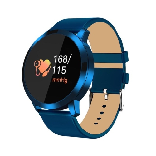 

Q8 OLED Color Screen Fashion Smart Watch IP67 Waterproof, Support Heart Rate Monitor / Blood Pressure Oxygen / Fitness Tracker(Blue)