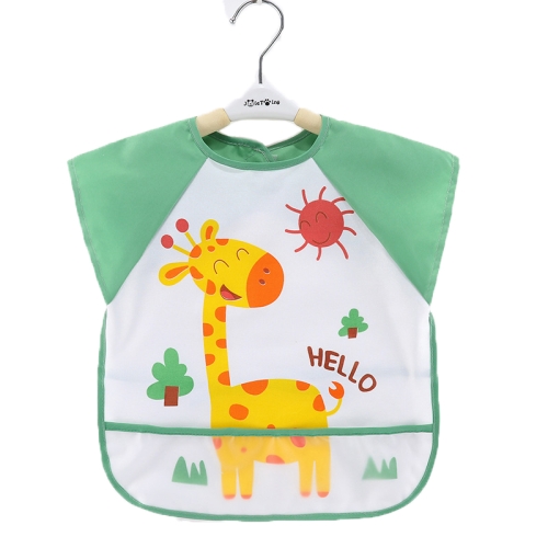 

2 PCS Baby Eating Gown Children Waterproof Apron, Colour: Sleeveless Deer(100cm)