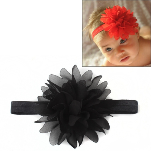 Bandeau élastique à cheveux avec fleurs pour bébé
