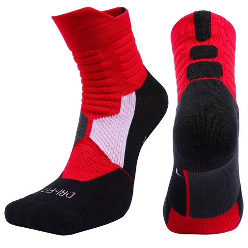 2 paires chaussettes Terry antibactériennes des chaussettes de basketball  hommes et femmes chaussettes de sport adultes, taille: L 39-42 mètres (bleu)