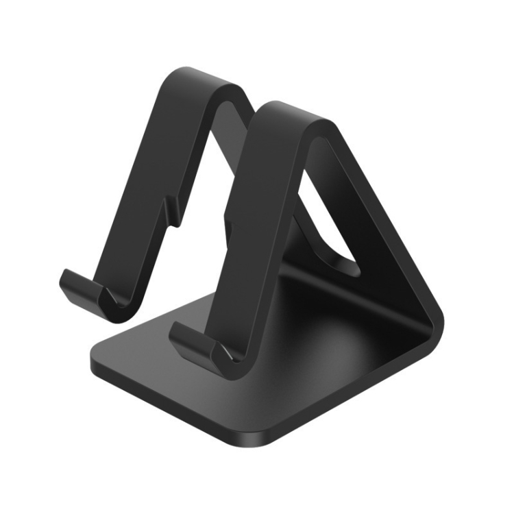 

4 PCS Z1 Portable Desktop Phone Stand Lazy Tablet Stand, Colour: Plastic（Black）