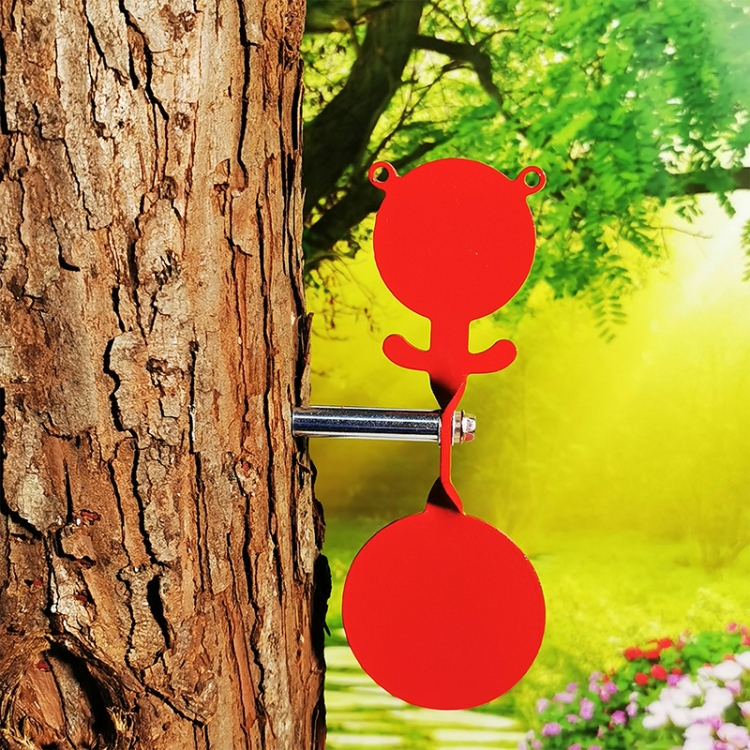 

Bear Shape Splash Exercise Target Portable Tangible Tree Target Metal Shot Target