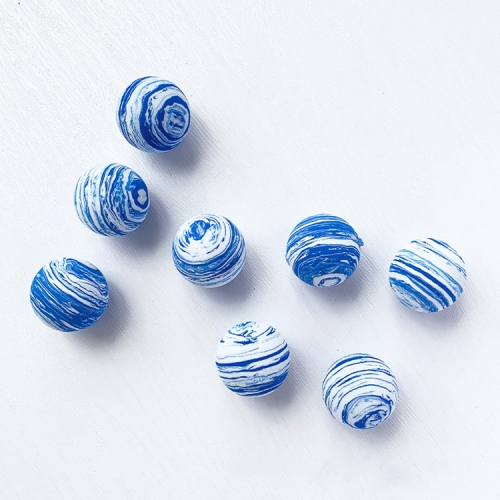 

16 PCS Blue White Ball Studio Background Ornament Photo Props