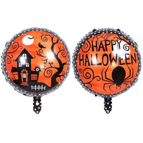 

20 PCS 18 Inch Halloween Aluminum Decorative Balloon Party Decorative Balloon, Specification: Spider Double-sided Printing