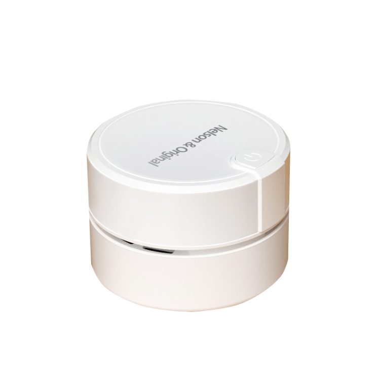 

Desktop Vacuum Cleaner Mini Portable Smart Sweeping Robot, Style: Charging Model (White)