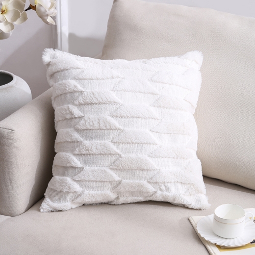 

Double-Sided Plush Pillow Home Sofa Cushion Pillowcase, Size: 45x45cm Without Core(White Boat)