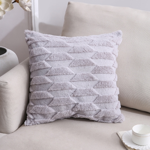 

Double-Sided Plush Pillow Home Sofa Cushion Pillowcase, Size: 45x45cm Without Core(Gray Boat)