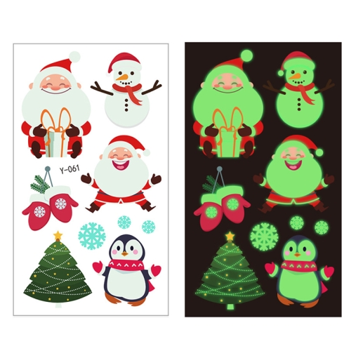 Children Christmas Luminous Face Sticker