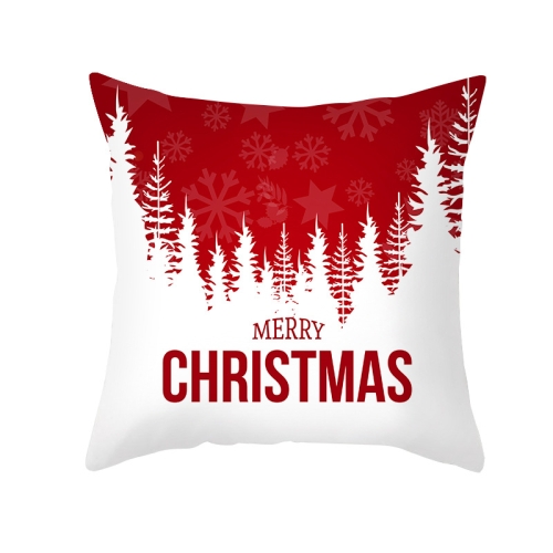 

3 PCS Christmas Peach Skin Cartoon Sofa Pillowcase Without Pillow Core, Size: 45x45cm(TPR334-16)