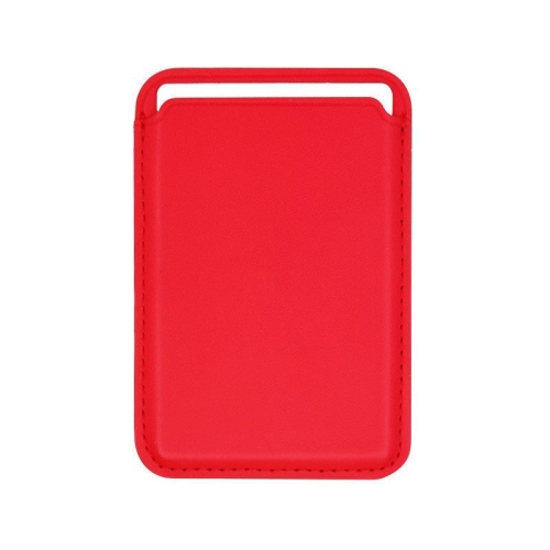 

MagSafe Magnetic Leather Card Case Holster For IPhone 12 / 13(Red)