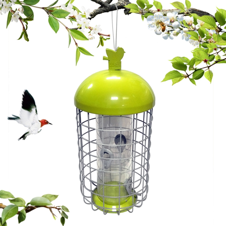 Straight Round Iron Net Anti Squirrel Bird Feeder Pet Feeder Straight Round Iron Net Anti Squirrel Bird Feeder Pet Feeder