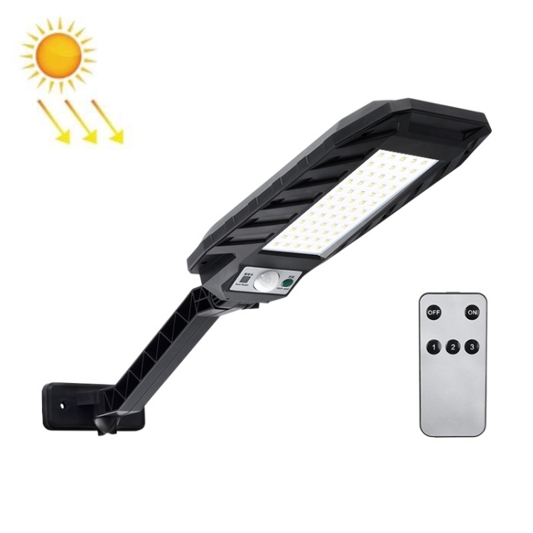 

TG-TY050 Solar Diamond Wall Lamp Outdoor Garden Waterproof Body Sensing Remote Control Street Light, Style: 60 SMD