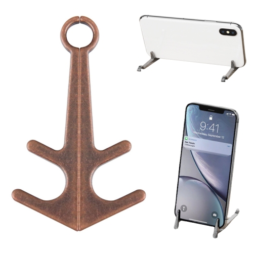 

Mini Lazy Desktop Mobile Phone Bracket Multifunction Magnetic Anchor Tablet Stand(Retro Copper)