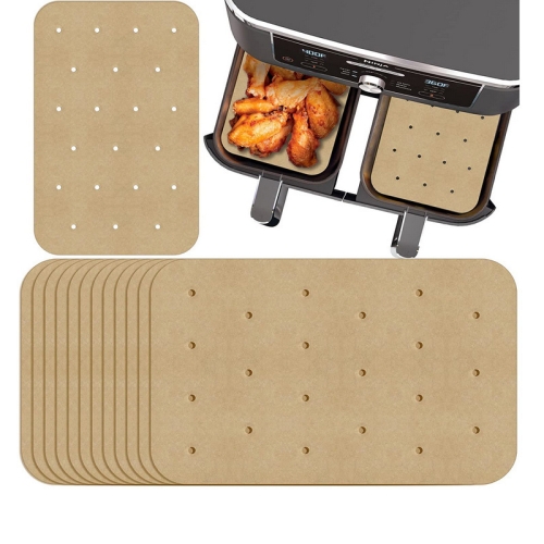 

200 PCS 0303-1 Household Multifunctional Air Fryer Oil Absorbing Paper(Natural Color with Holes)