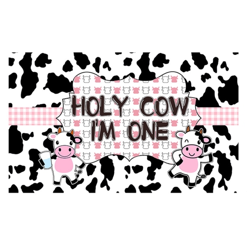 

150x90cm Cartoon Cow Theme Birthday Party Decoration Background Cloth Photography Banner(2023SRB133)