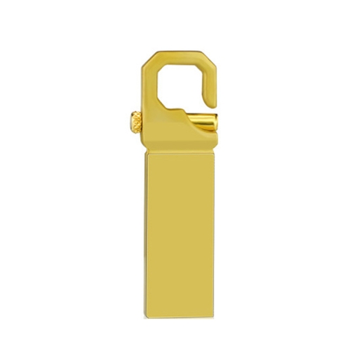 

ZHP250 USB 2.0 Keychain Waterproof USB Flash Drive, Capacity:32GB(Gold)