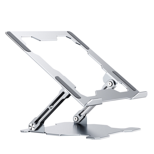 

Integrated Foldable Laptop Stand Hollow Heat-Dissipating Flat Desktop Stand(Moon Silver)