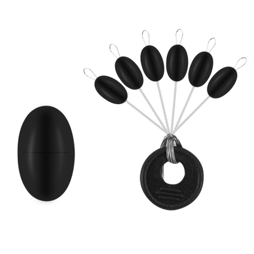 753C Black Fishing Float Tool Tackle Accessories Tools Durable Space Bean Set 