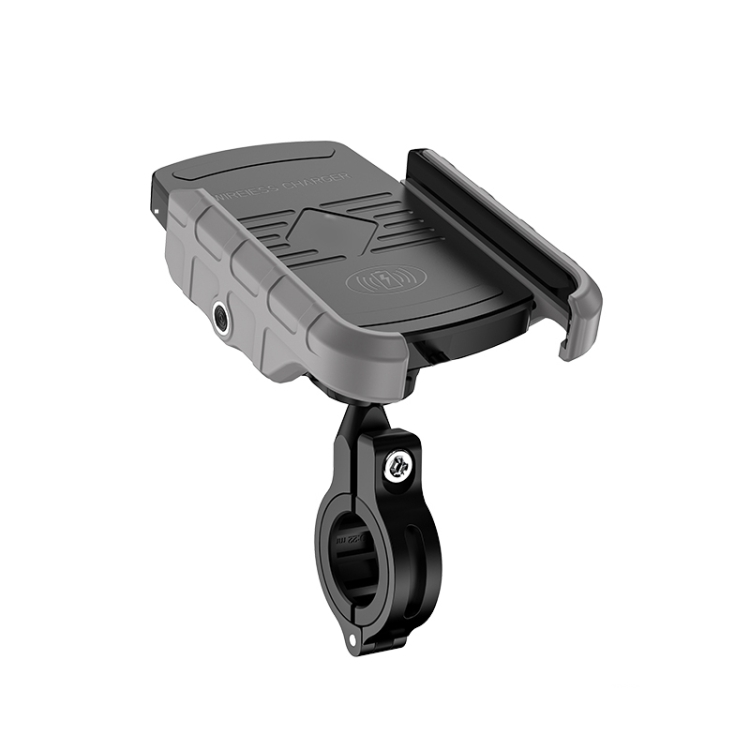 

M9 Motorcycle Wireless Charging Mobile Phone Bracket 15W Fast Charging Mobile Phone Navigation Bracket(Gray)
