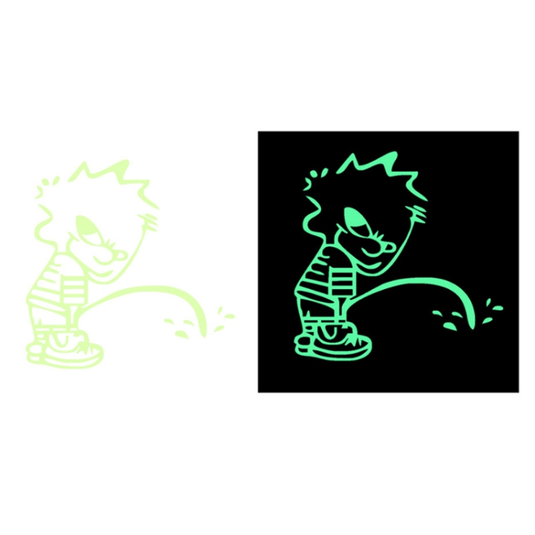 

3 PCS Toilet Door Decoration Waterproof Self-Adhesive Luminous Sticker，Model： YG-1-025