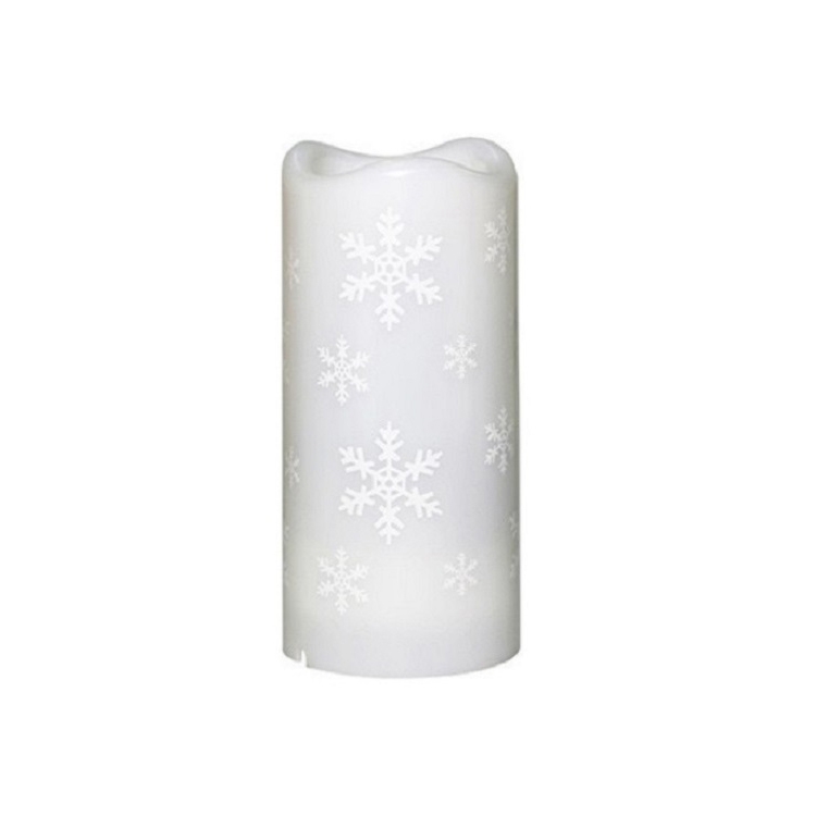 

LED Candle Projection Lamp Christmas LED Decoration Night Light(Snowflake)
