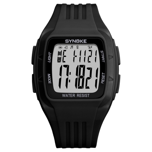 

SYNOKE 9110 Student Multi-Function Waterproof Luminous Electronic Watch(Cool Black)