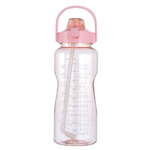 2L Outdoor Water Bottle Large Capacity Portable Transparent Water