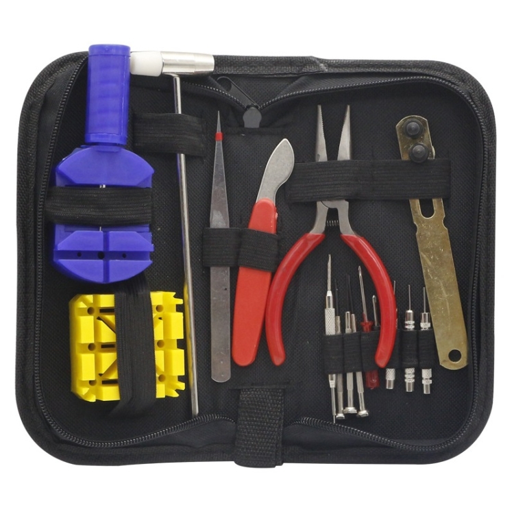 

16 In1 Home Mechanical Watch Repair Tool Set(Cloth Packaging)