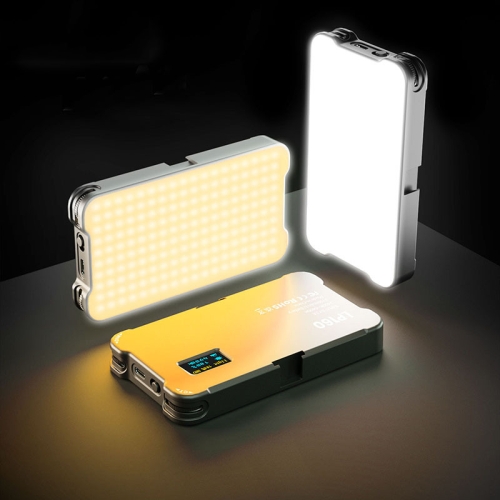 

LP160 180 LEDs Square Pocket Fill Light Dual Color Temperature Portable Mobile Phone SLR Computer Photography Fill Light