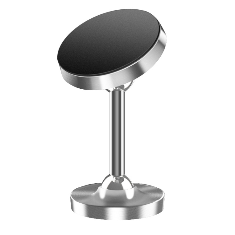 

ZZ078 High-Feet Double-Ball Phone Bracket Car Magnetic Lazy Phone Holder(Silver)