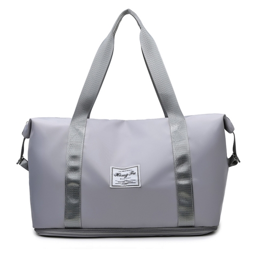 

Travel Bag Large Capacity One-Shoulder Handbag Sports Gym Bag Dry And Wet Separation Duffel Bag(Grey)
