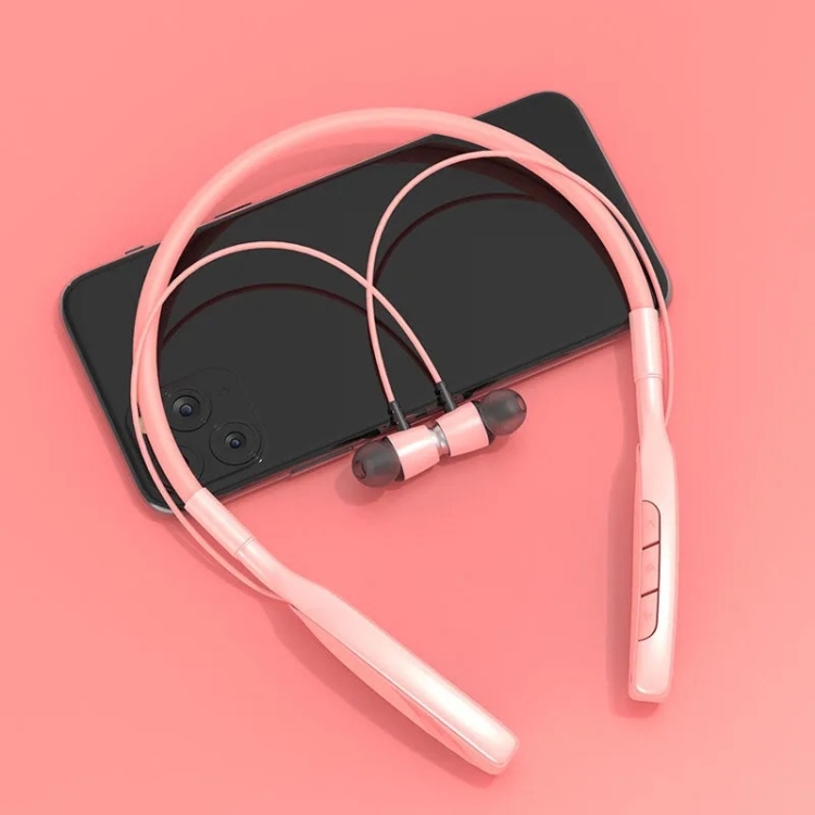 D01 Macaron Neck-mounted Wireless Bluetooth Earphone Noise