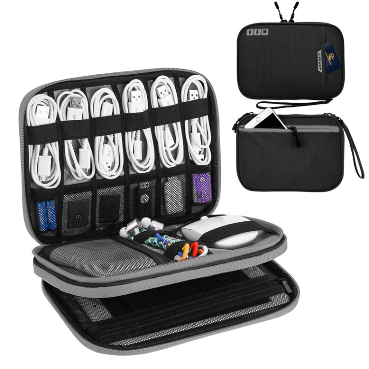

MapleStory Multifunctional Travel Digital Storage Bag, Size: Medium (Black)