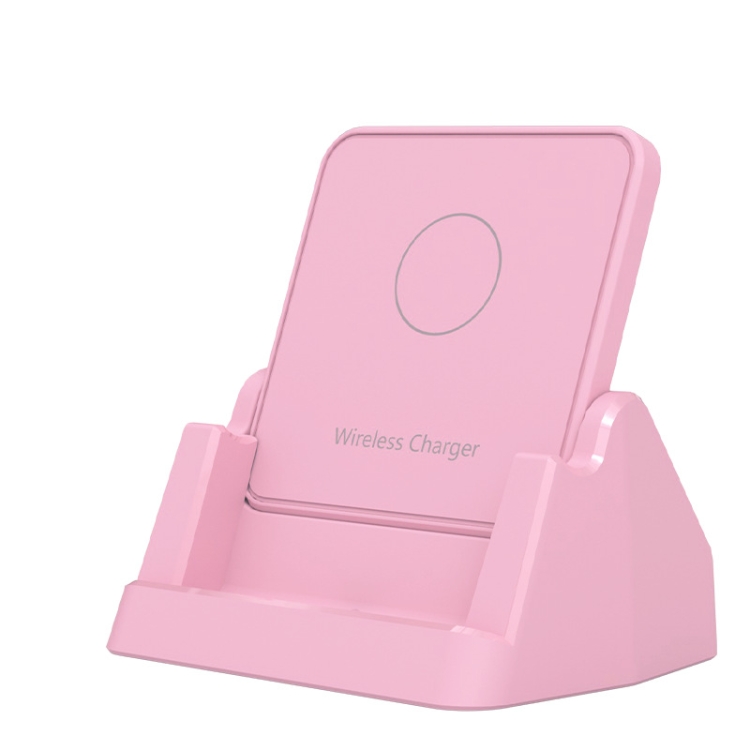 

928 Universal Full-Featured Vertical Wireless Charger 15W (Pink)