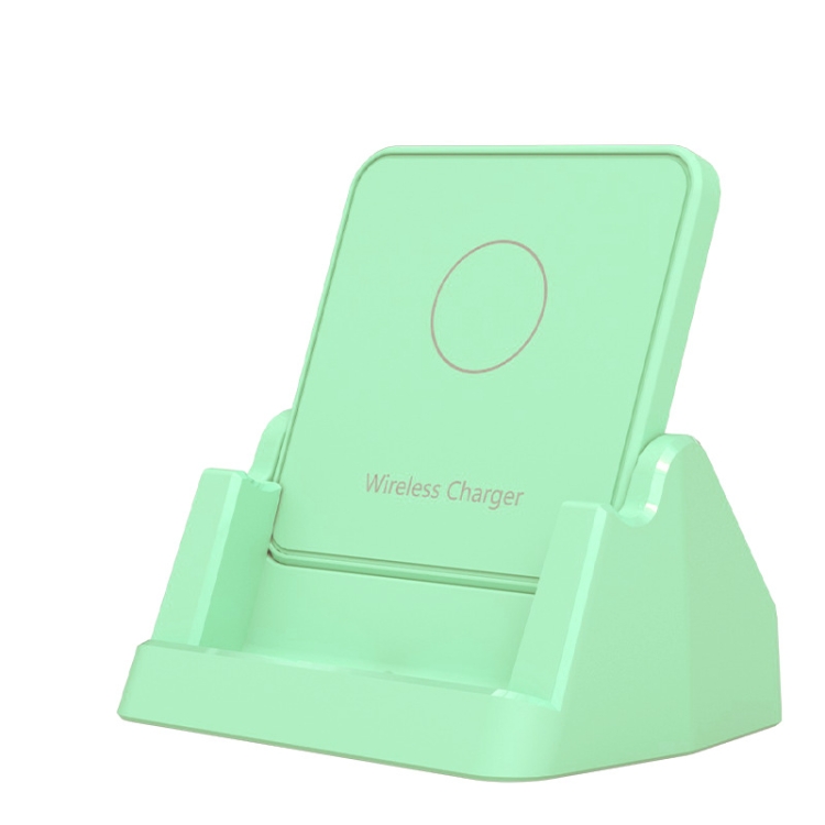 

928 Universal Full-Featured Vertical Wireless Charger 15W (Green)