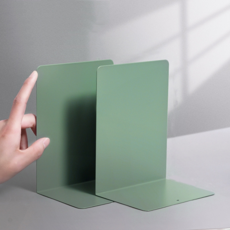 

Deli 78650 2 Pieces Of Thickened Desktop Metal Bookends(Green)