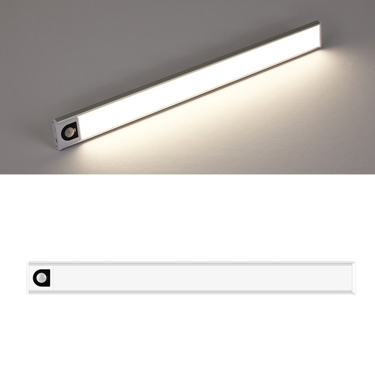 

Intelligent Automatic Human Body Induction Wireless LED Lamp 40cm(Silver + Neutral Light)