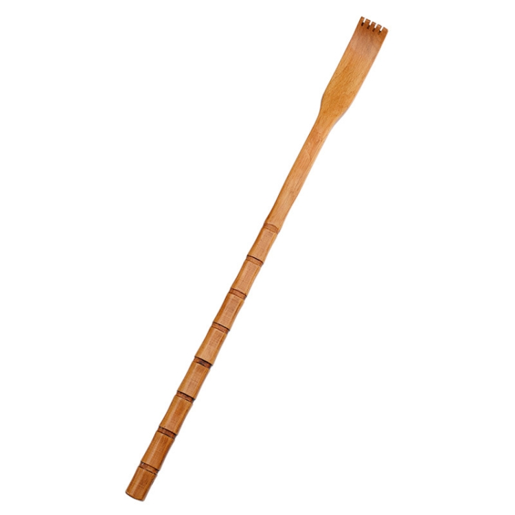

BQR01 Back Scratcher Long Handle Wooden Massage Scratcher, Style: Bamboo Section Nature Color