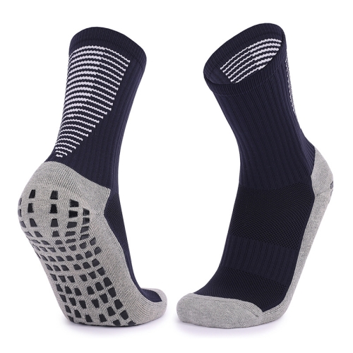 Adult Thick Towel Football Socks Non-Slip Wear-Resistant Tube Socks, Size: Free Size(Sapphire)