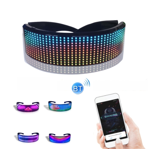 Blinds APP Bluetooth Full Color Luminous Glasses