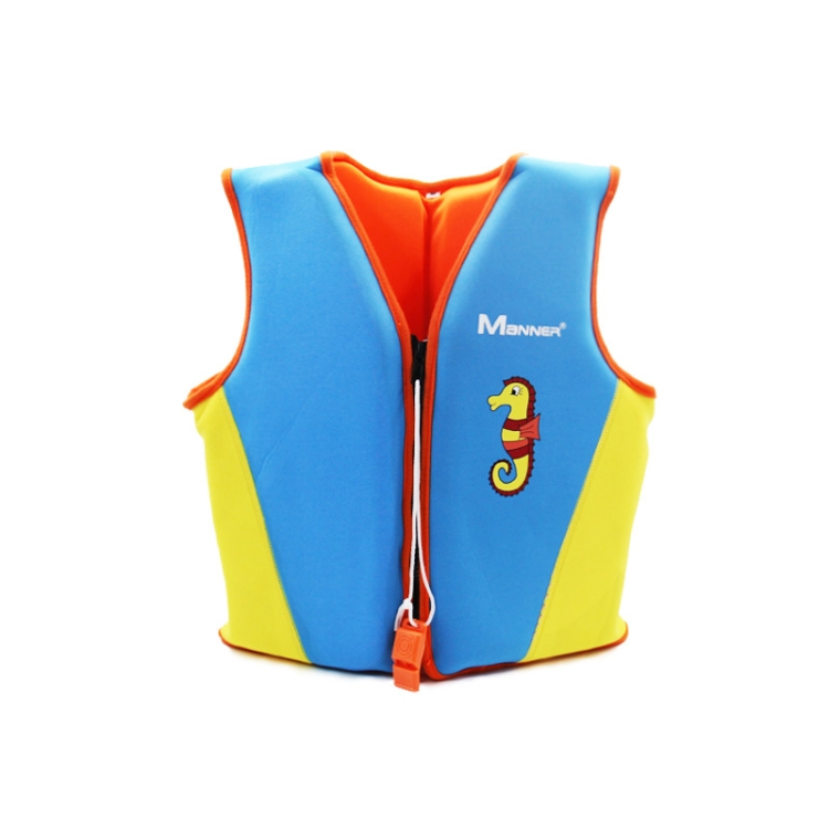 

Manner QP2003 Children Life Jacket Foam Buoyancy Suit For Swimming, Size: L(Blue)