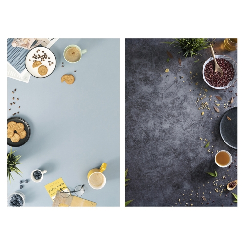 

2 PCS 3D Stereo Double-Sided Photography Background Paper(Gourmet Talk)